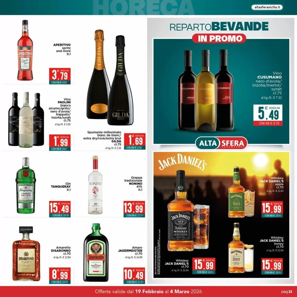 Volantino promozionale Altasfera  valide dal 19/02/2026 - Pagina 11.