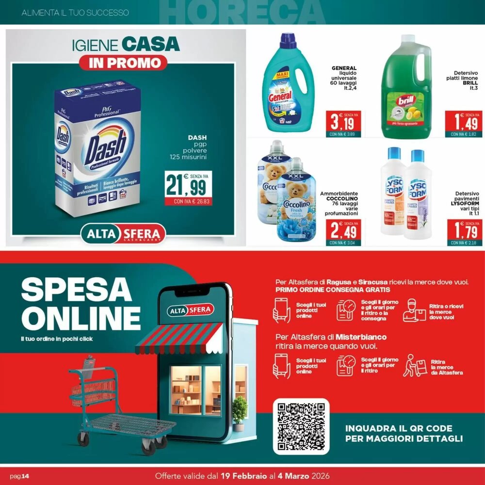 Volantino promozionale Altasfera  valide dal 19/02/2026 - Pagina 14.