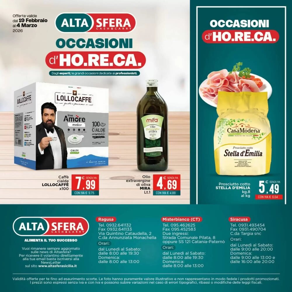 Volantino promozionale Altasfera  valide dal 19/02/2026 - Pagina 16.