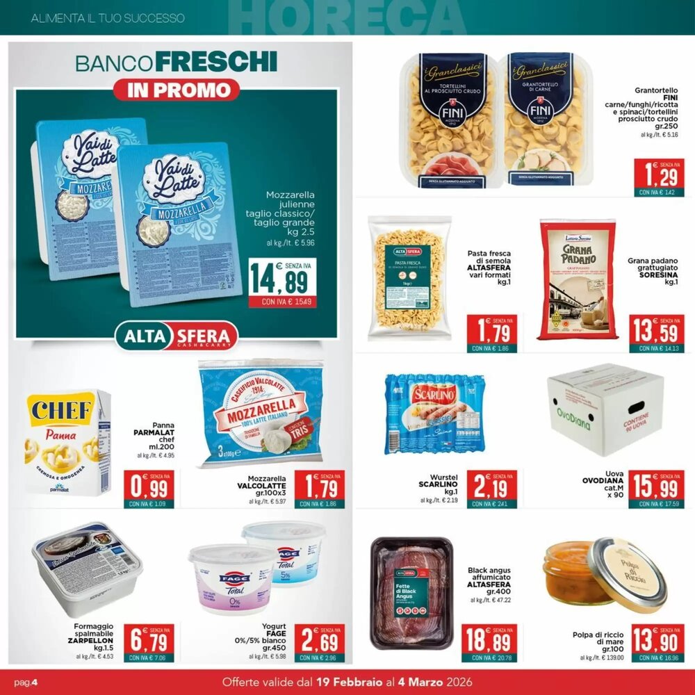 Volantino promozionale Altasfera  valide dal 19/02/2026 - Pagina 4.