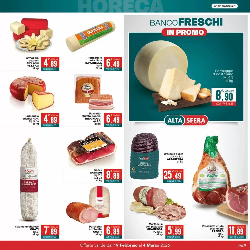 Volantino promozionale Altasfera  valide dal 19/02/2026 - Pagina 5.