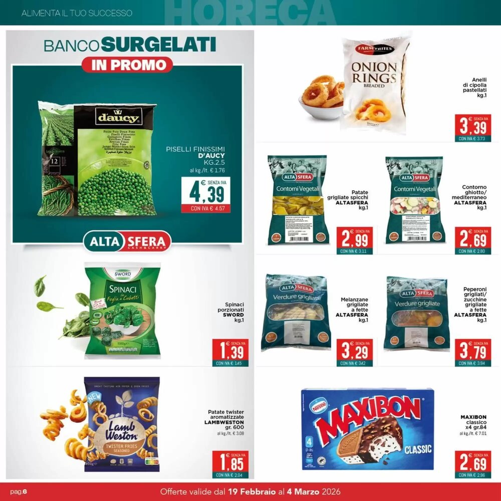Volantino promozionale Altasfera  valide dal 19/02/2026 - Pagina 6.