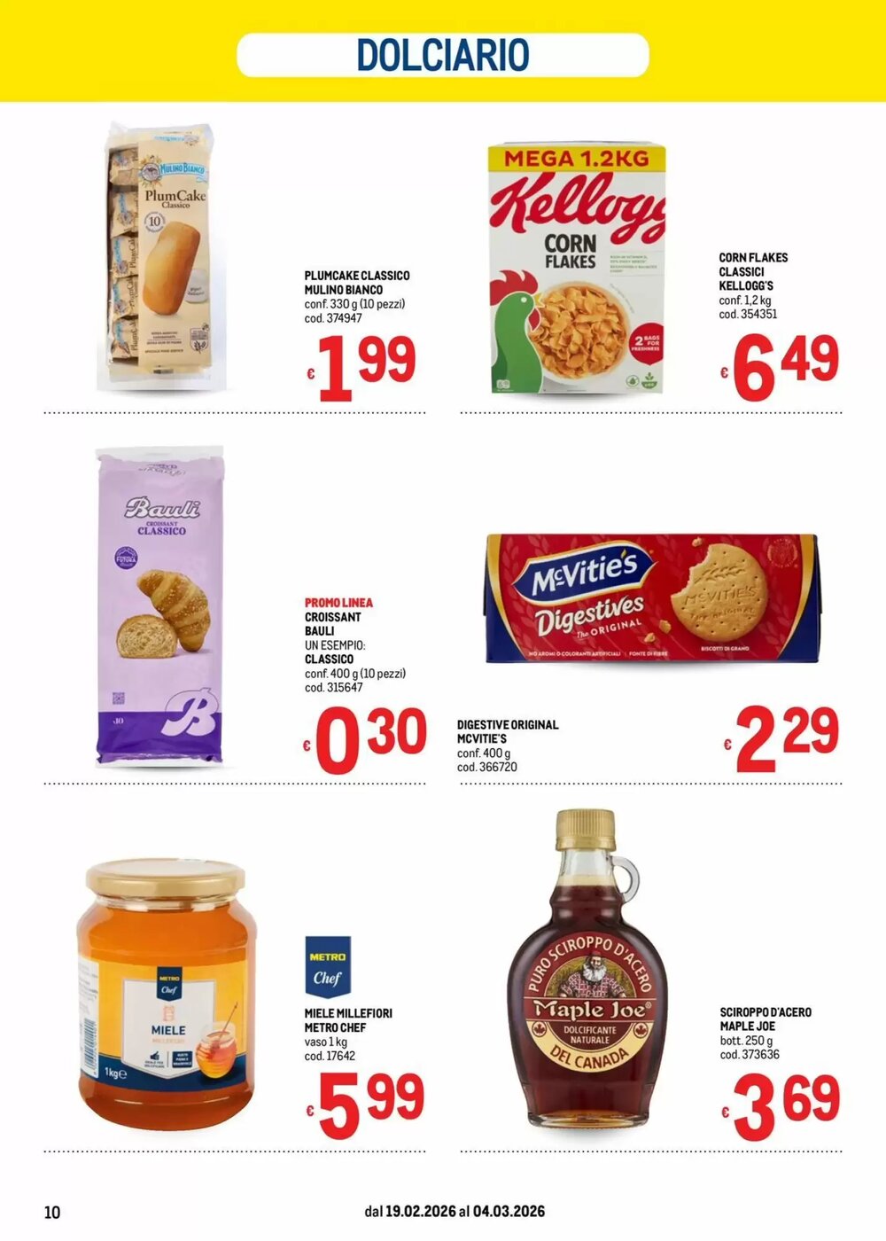 Volantino promozionale Metro  valide dal 19/02/2026 - Pagina 10.