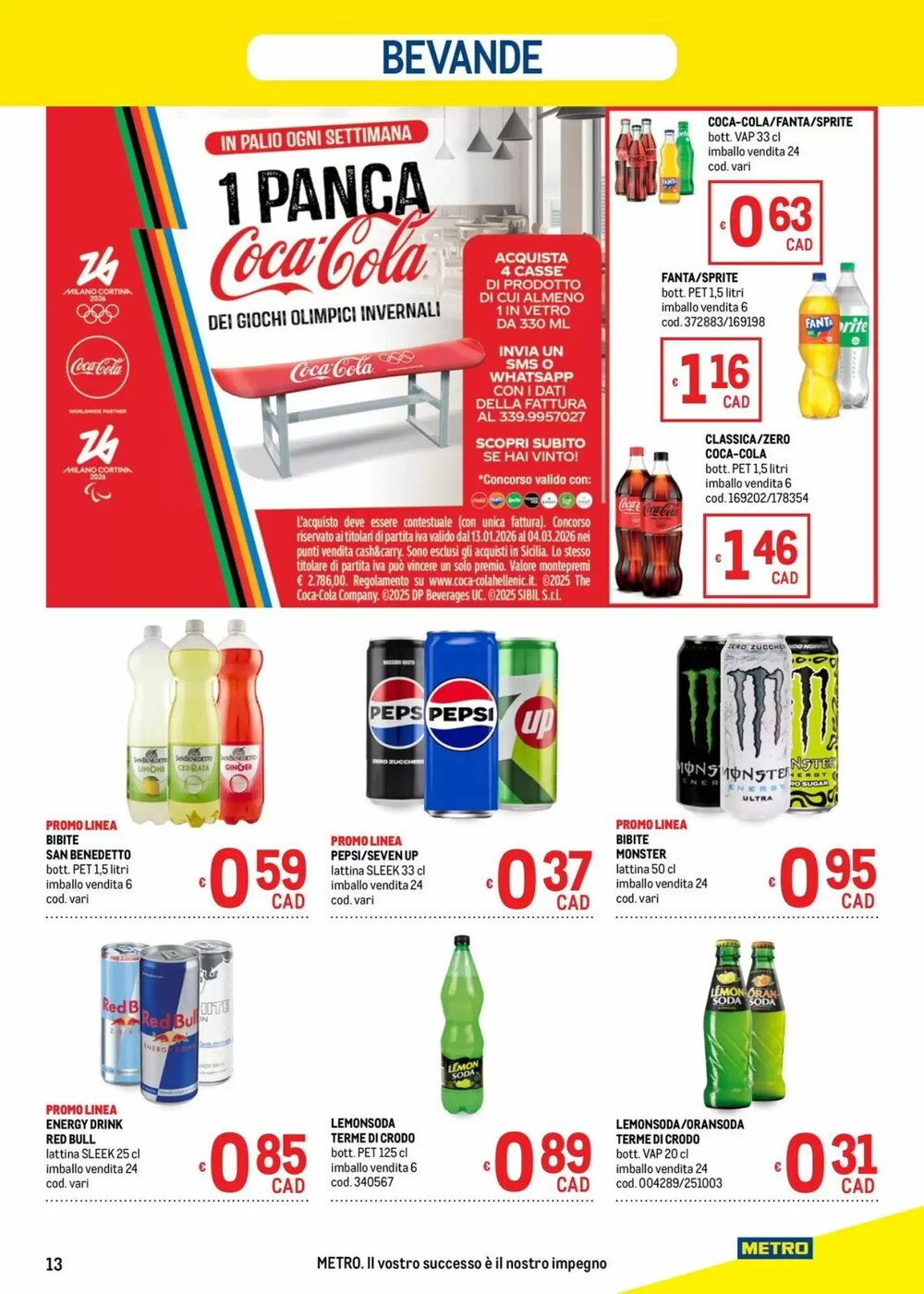 Volantino promozionale Metro  valide dal 19/02/2026 - Pagina 13.