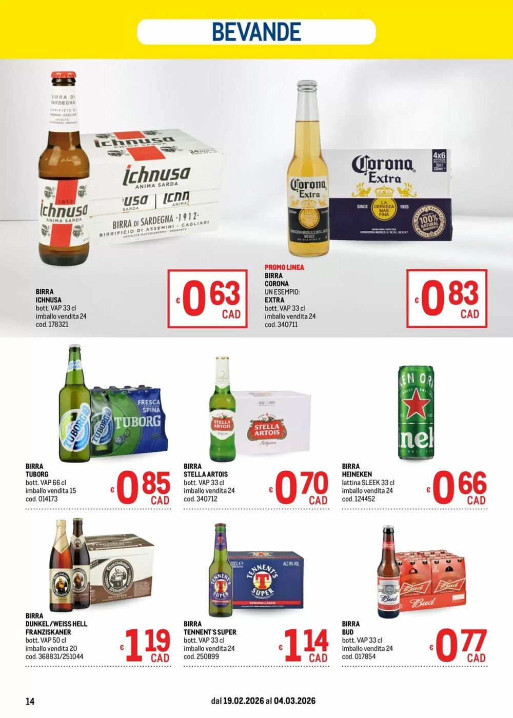 Volantino promozionale Metro  valide dal 19/02/2026 - Pagina 14.