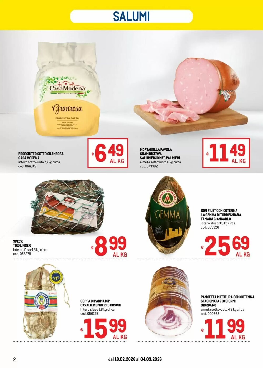 Volantino promozionale Metro  valide dal 19/02/2026 - Pagina 2.