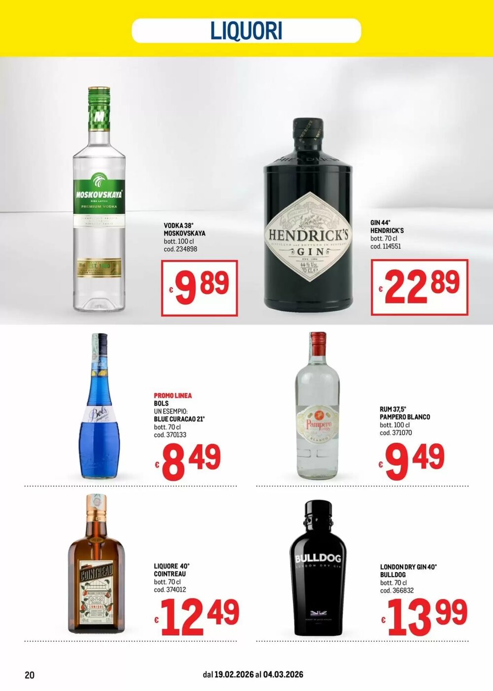 Volantino promozionale Metro  valide dal 19/02/2026 - Pagina 20.