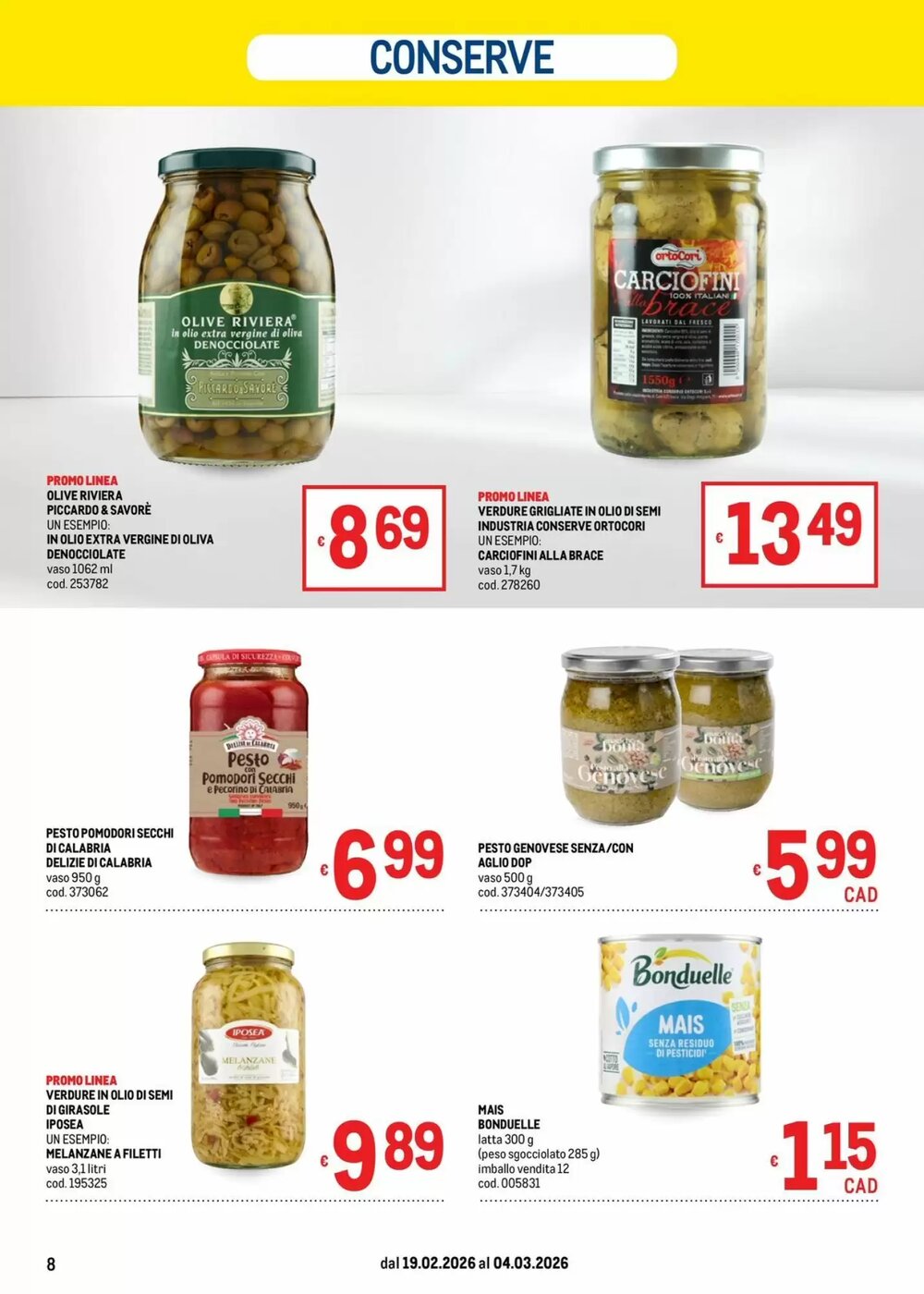 Volantino promozionale Metro  valide dal 19/02/2026 - Pagina 8.