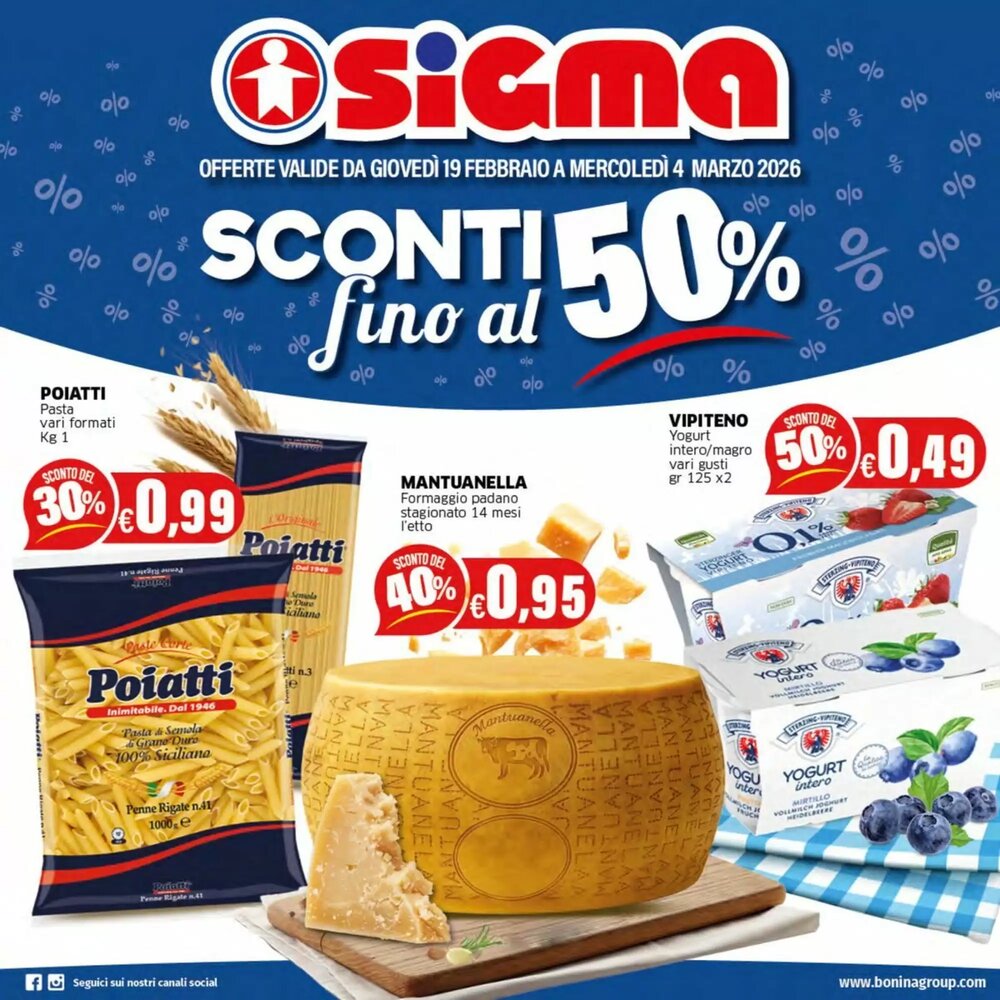 Volantino promozionale Sigma  valide dal 19/02/2026 - Pagina 1.