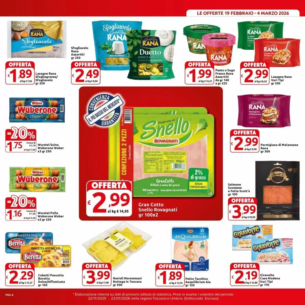 Volantino promozionale Carrefour Market  valide dal 19/02/2026 - Pagina 6.