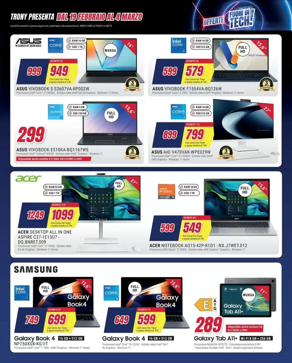 Volantino promozionale Trony  valide dal 19/02/2026 - Pagina 26.