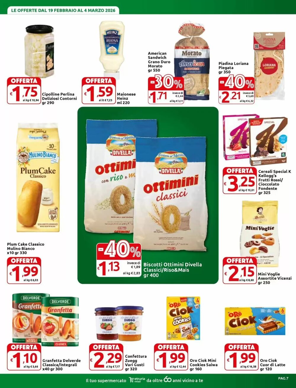 Volantino promozionale Carrefour Express  valide dal 19/02/2026 - Pagina 7.