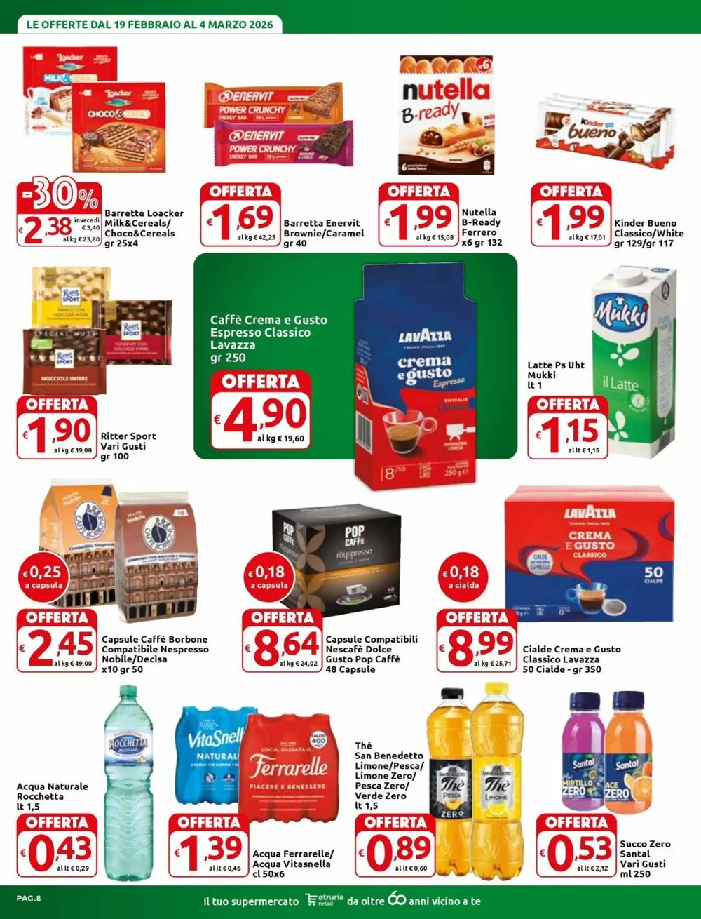 Volantino promozionale Carrefour Express  valide dal 19/02/2026 - Pagina 8.