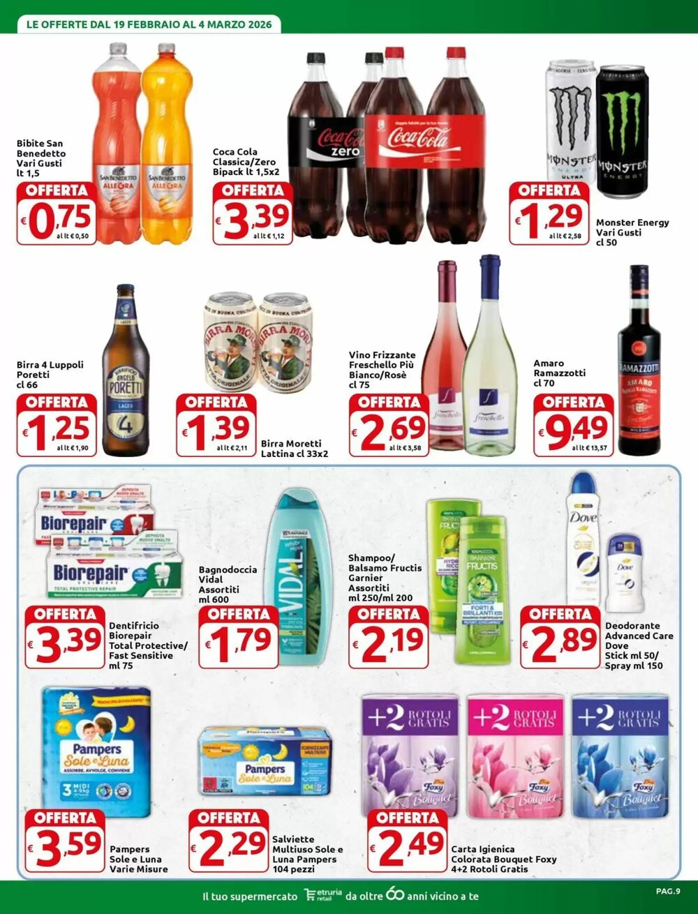 Volantino promozionale Carrefour Express  valide dal 19/02/2026 - Pagina 9.