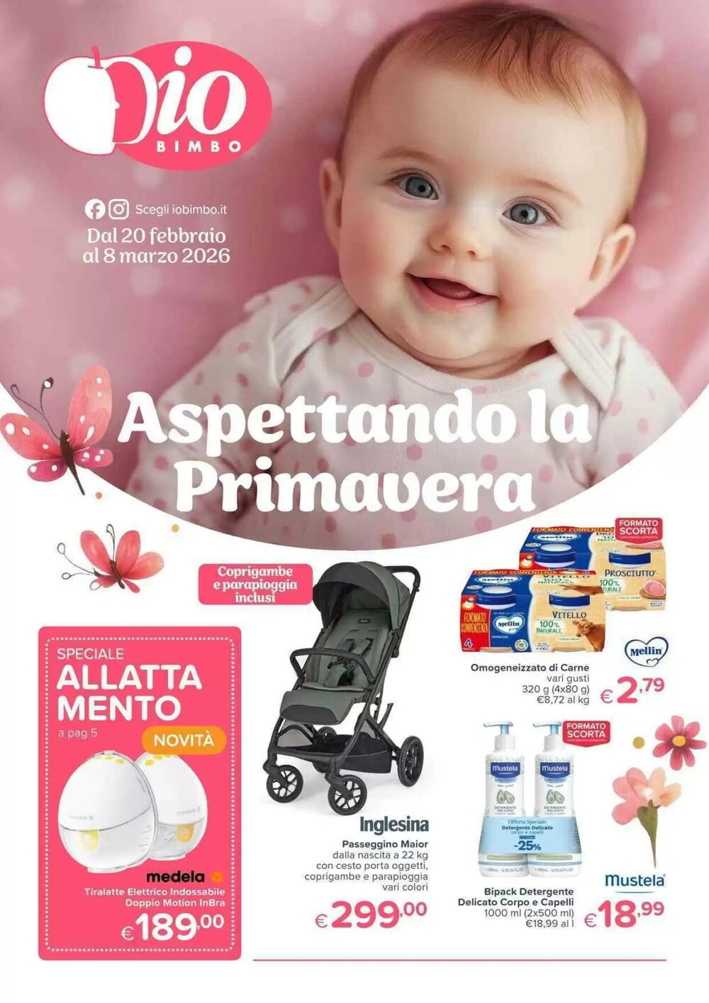 Volantino promozionale Io Bimbo  valide dal 20/02/2026 - Pagina 1.