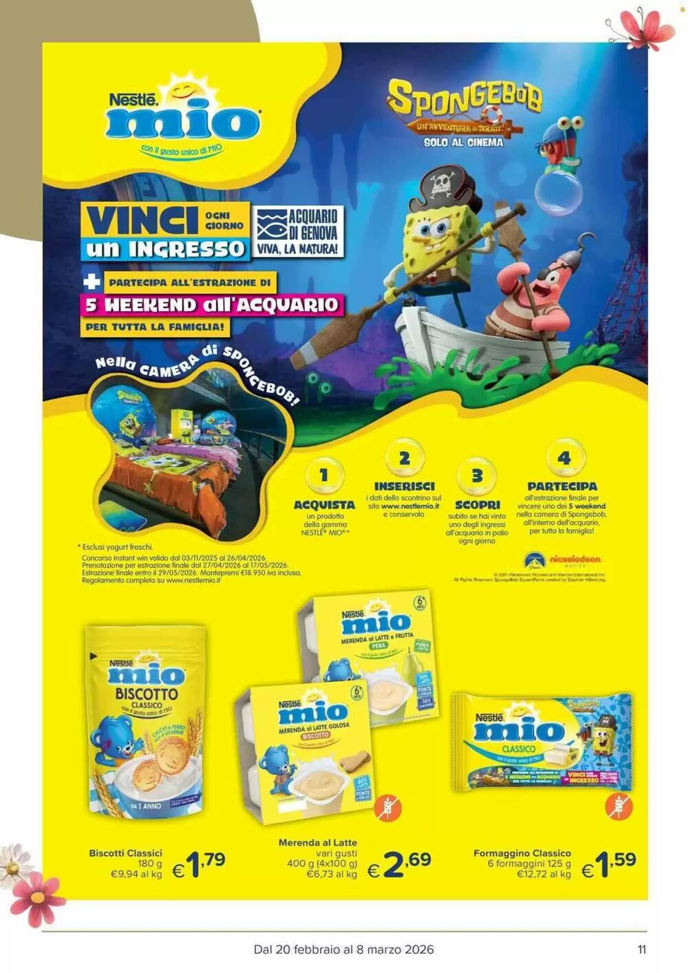 Volantino promozionale Io Bimbo  valide dal 20/02/2026 - Pagina 11.