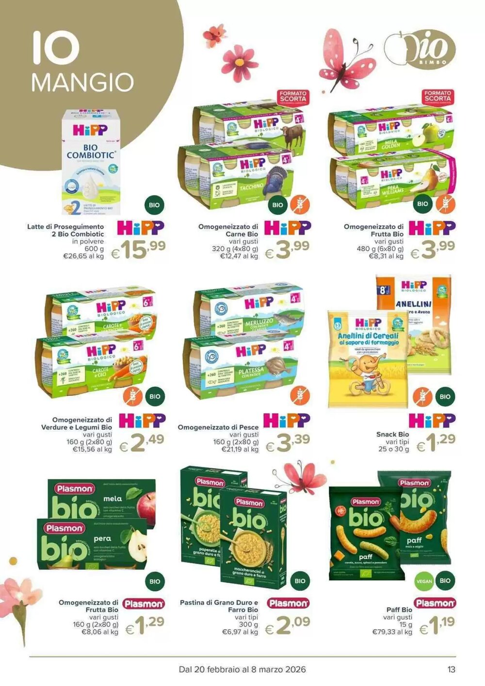 Volantino promozionale Io Bimbo  valide dal 20/02/2026 - Pagina 13.