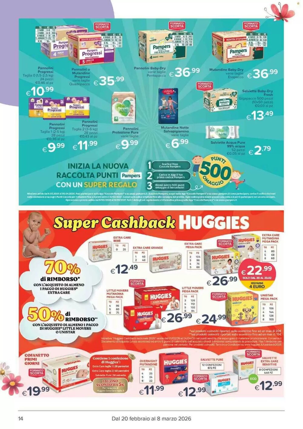 Volantino promozionale Io Bimbo  valide dal 20/02/2026 - Pagina 14.