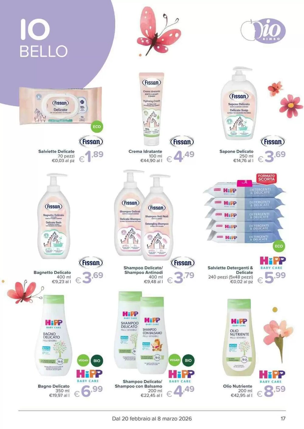 Volantino promozionale Io Bimbo  valide dal 20/02/2026 - Pagina 17.