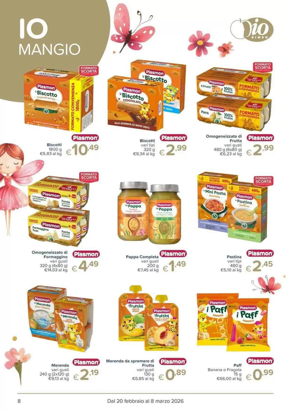 Volantino promozionale Io Bimbo  valide dal 20/02/2026 - Pagina 8.