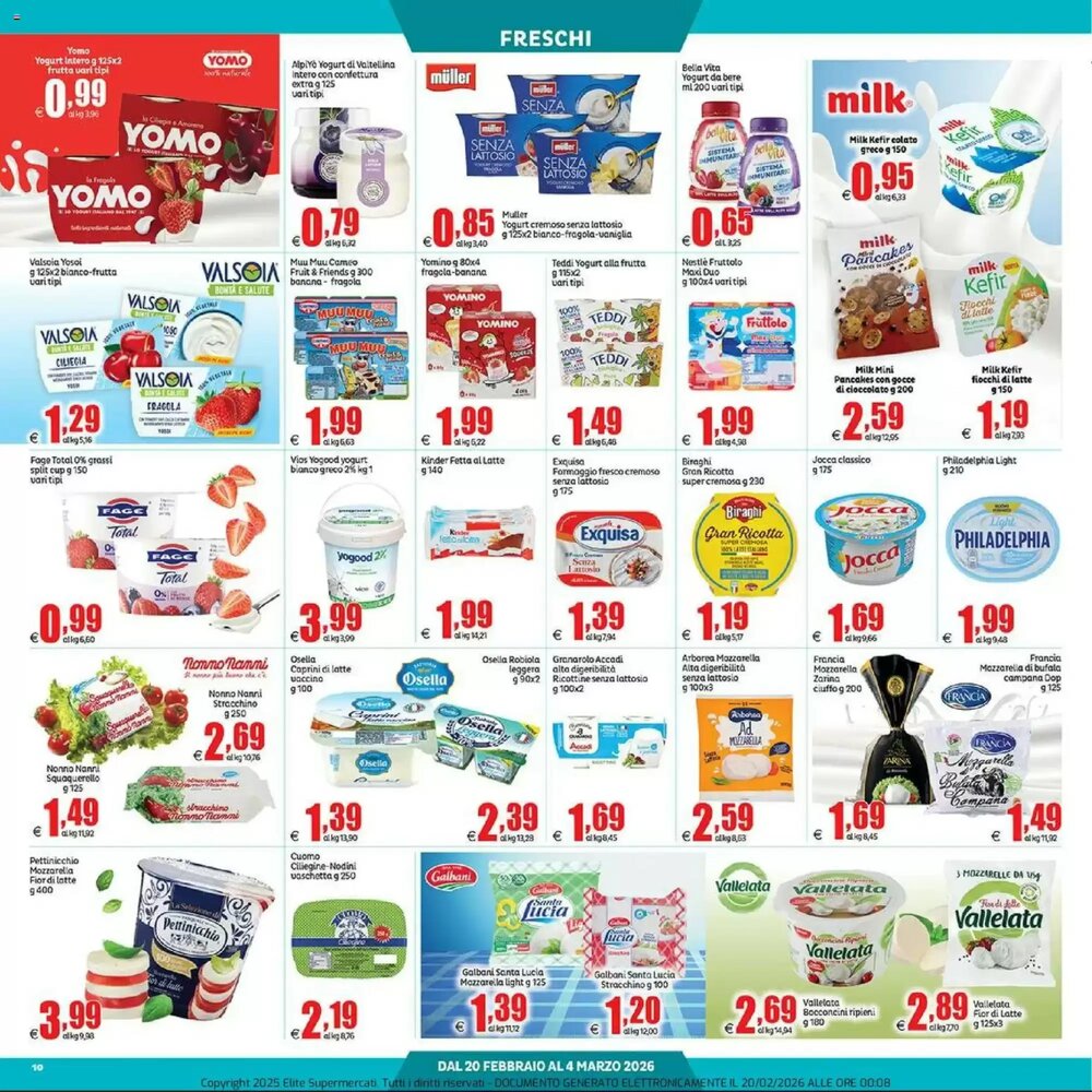 Volantino promozionale Elite  valide dal 20/02/2026 - Pagina 10.
