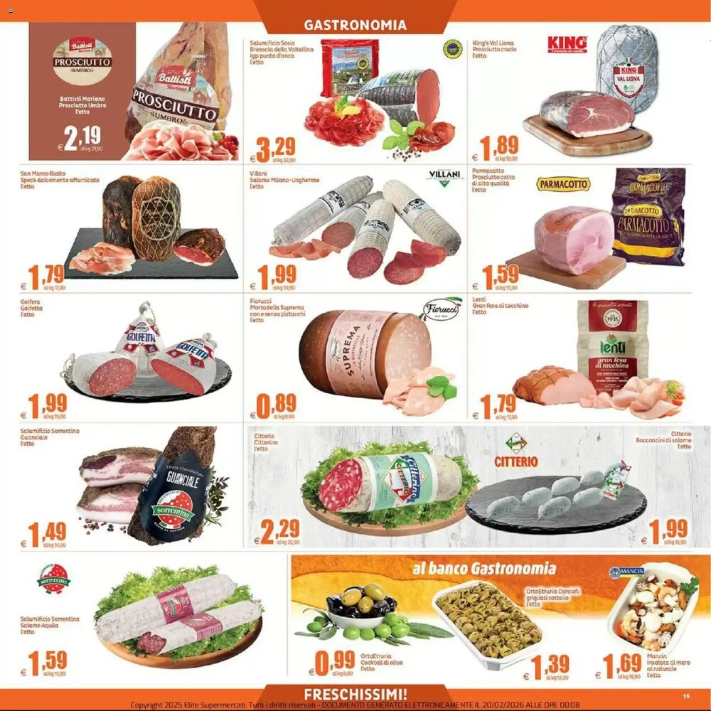 Volantino promozionale Elite  valide dal 20/02/2026 - Pagina 15.