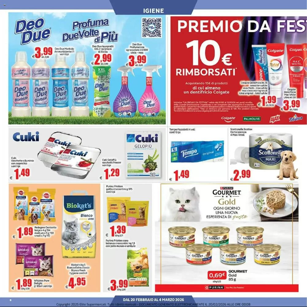 Volantino promozionale Elite  valide dal 20/02/2026 - Pagina 8.