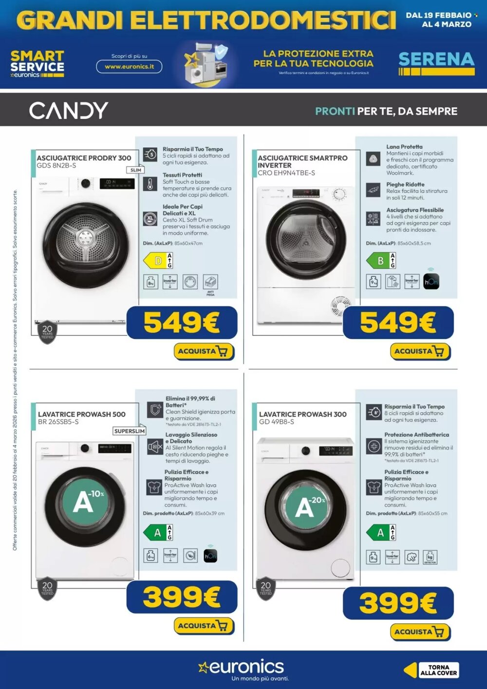 Volantino promozionale Euronics  valide dal 20/02/2026 - Pagina 14.