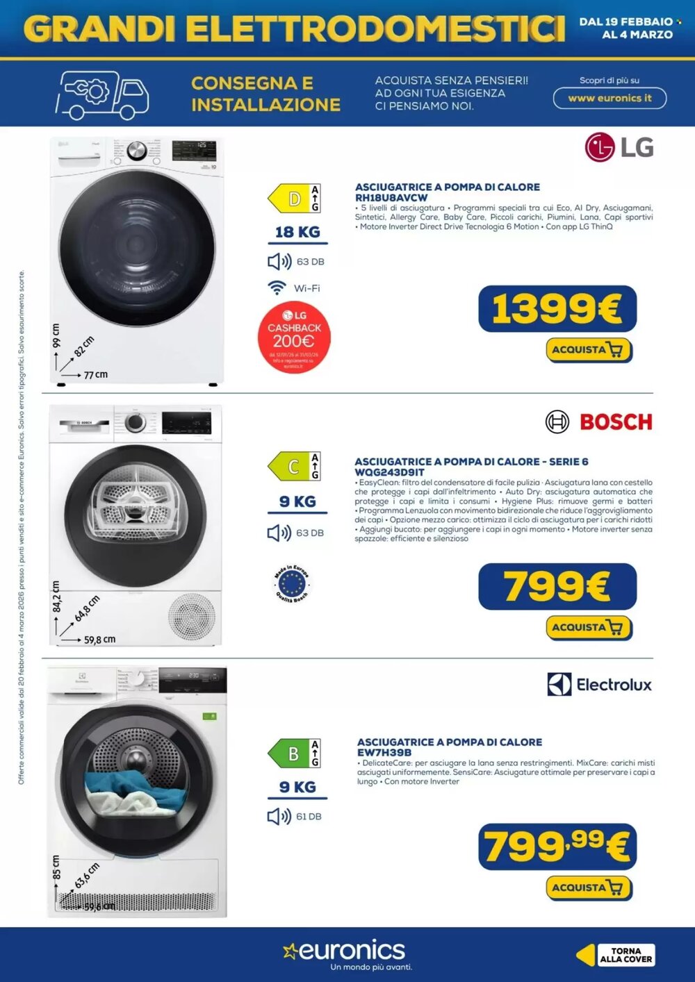 Volantino promozionale Euronics  valide dal 20/02/2026 - Pagina 3.