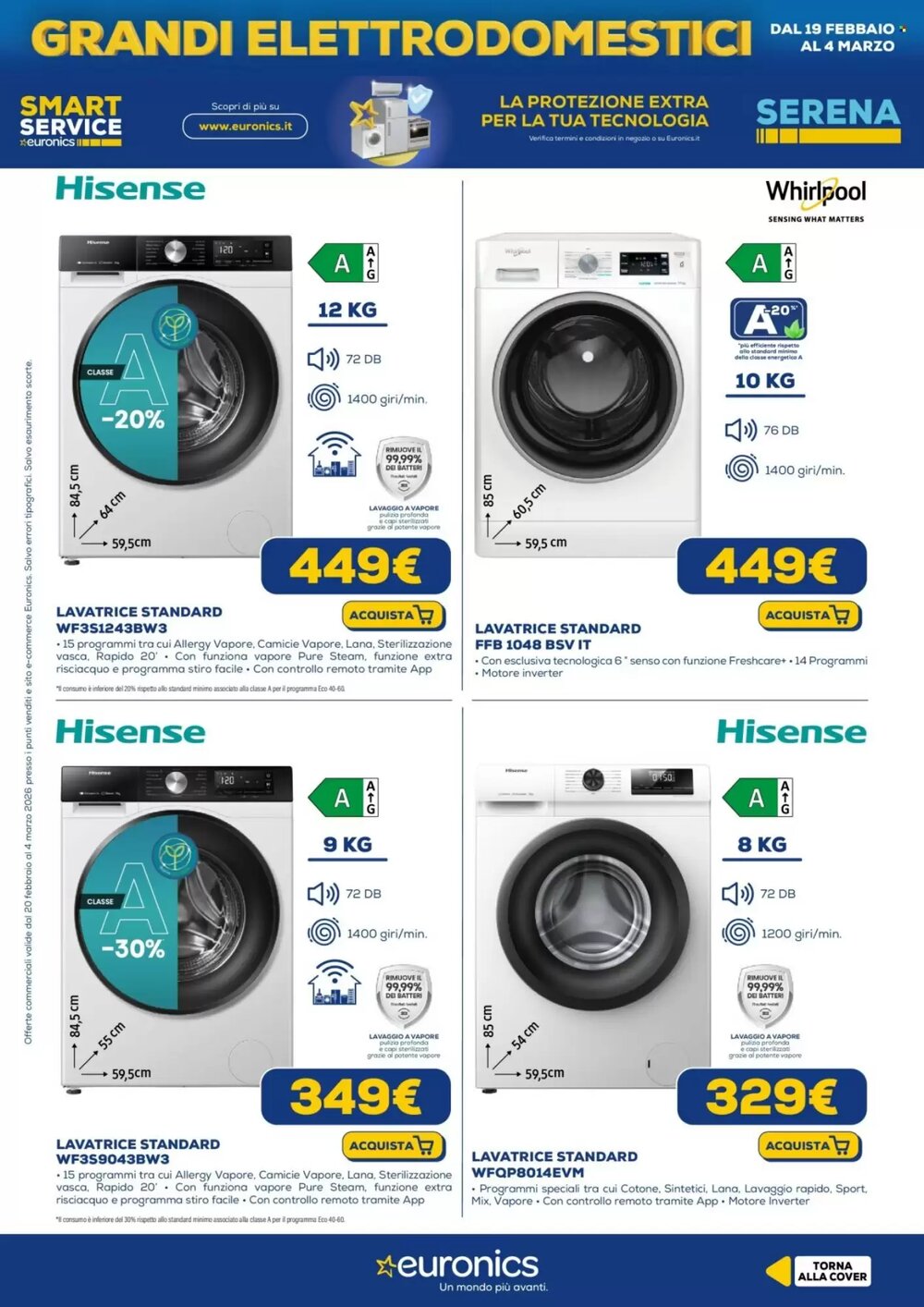 Volantino promozionale Euronics  valide dal 20/02/2026 - Pagina 8.