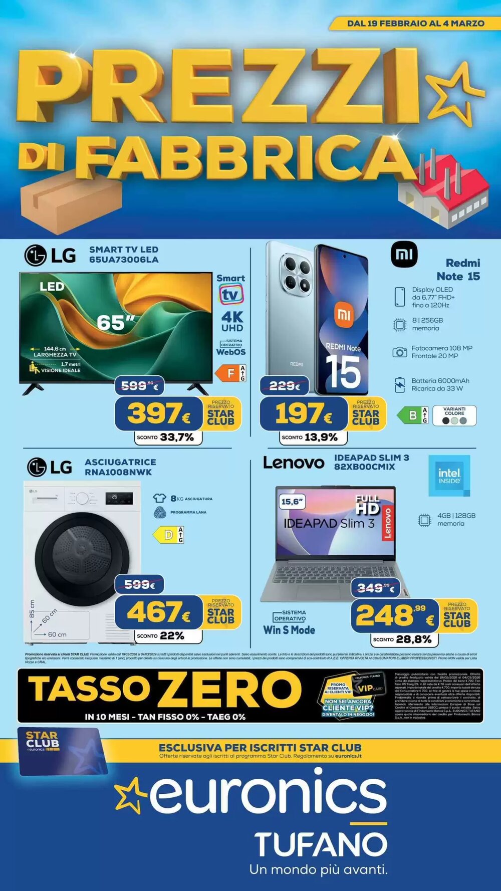 Volantino promozionale Euronics Tufano  valide dal 20/02/2026 - Pagina 2.