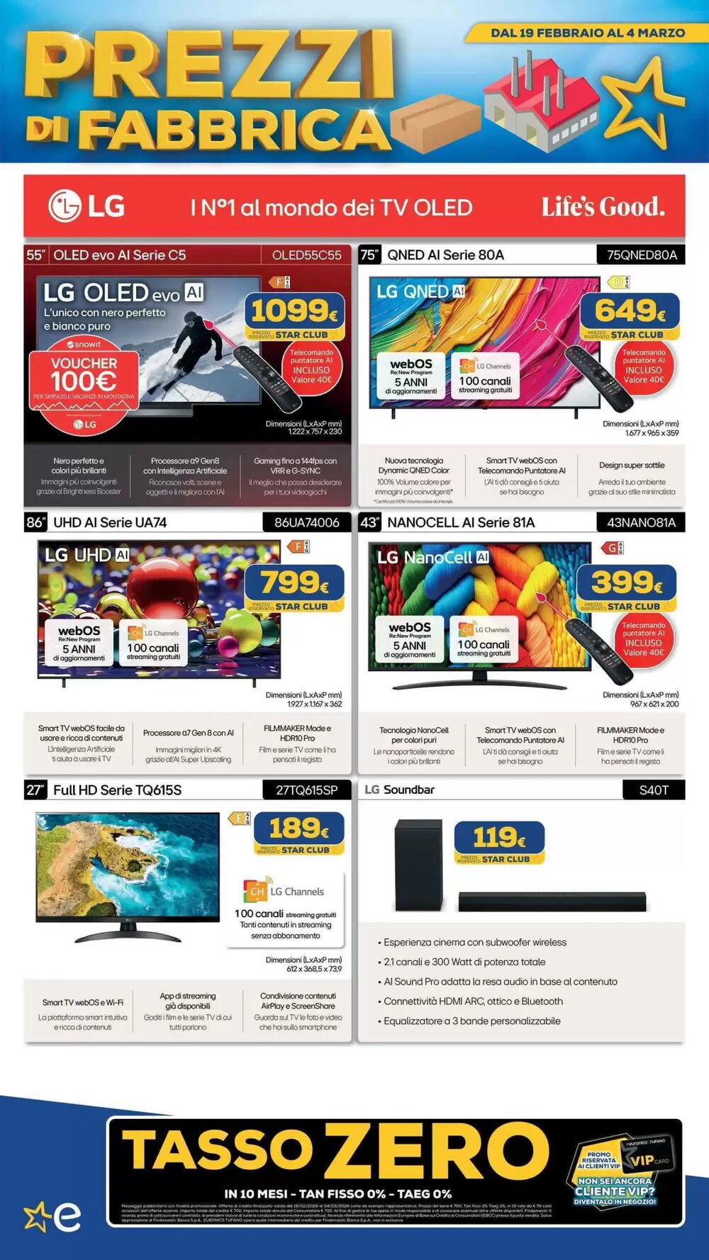 Volantino promozionale Euronics Tufano  valide dal 20/02/2026 - Pagina 5.