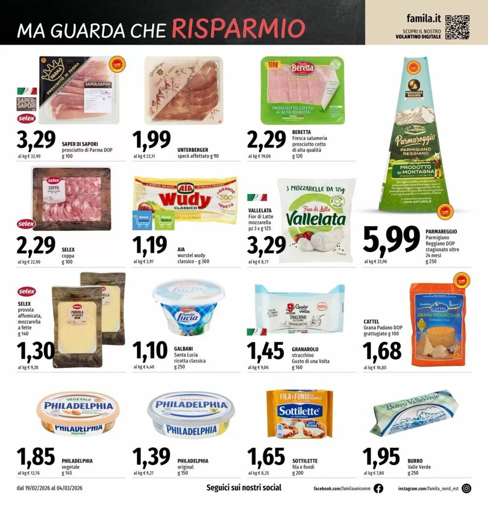 Volantino promozionale Famila Market  valide dal 20/02/2026 - Pagina 6.