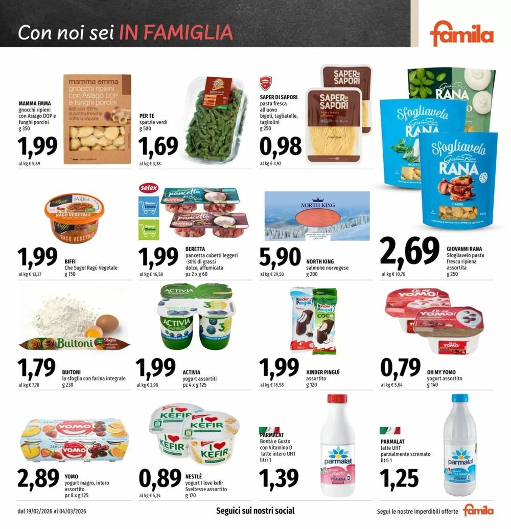 Volantino promozionale Famila Market  valide dal 20/02/2026 - Pagina 7.