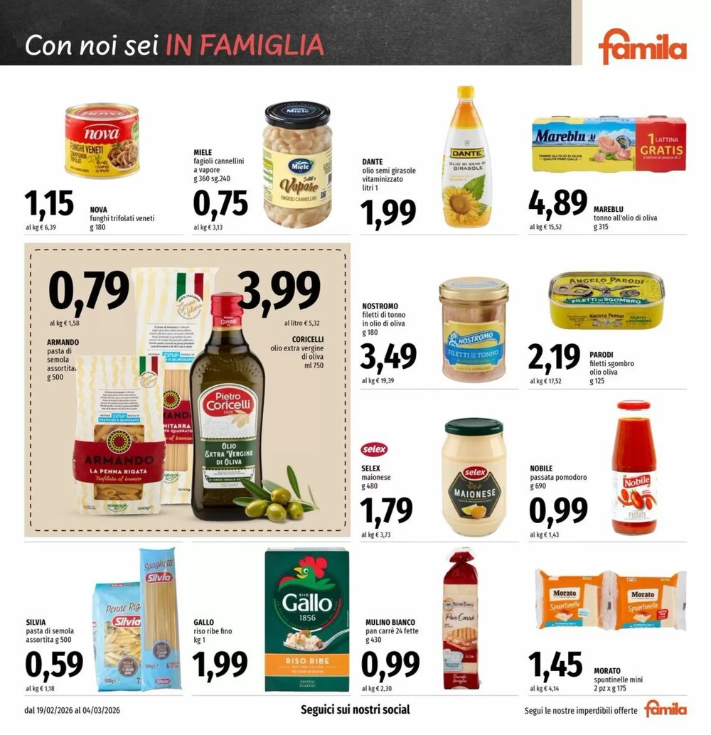 Volantino promozionale Famila Market  valide dal 20/02/2026 - Pagina 9.