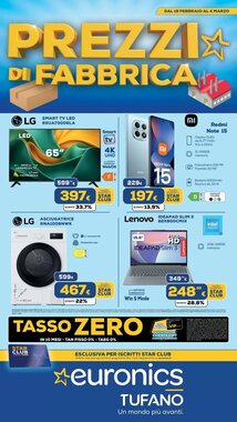 Volantino promozionale Euronics  valide dal 20/02/2026