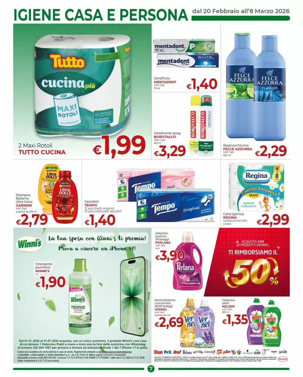 Volantino promozionale Supermercati Nonna Isa  valide dal 20/02/2026 - Pagina 7.