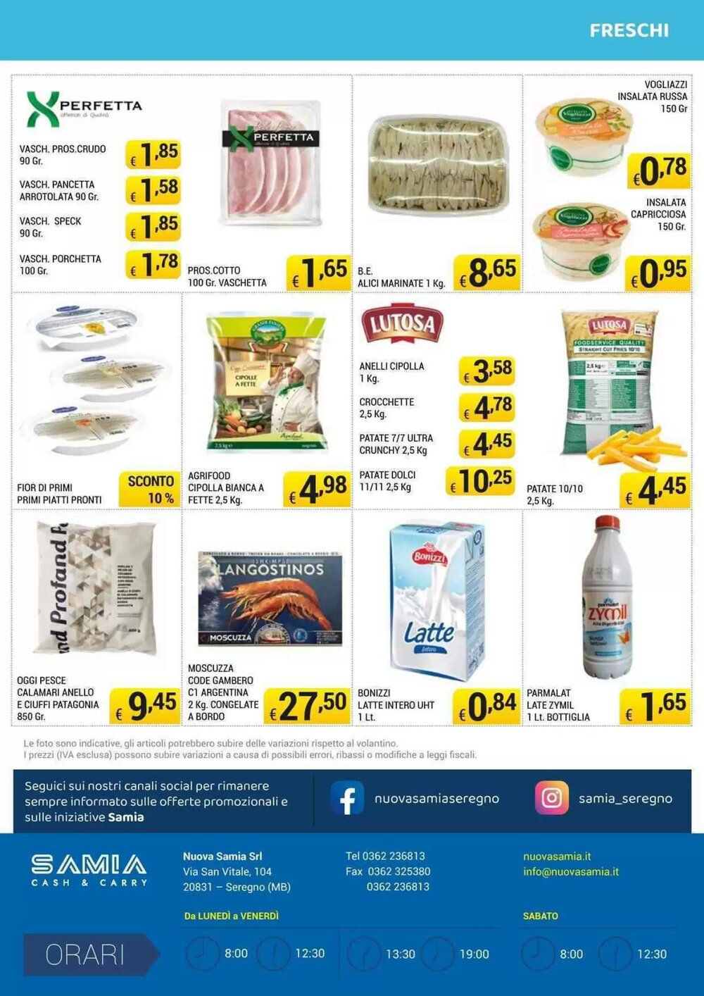 Volantino promozionale Samia Cash and Carry  valide dal 21/02/2026 - Pagina 8.