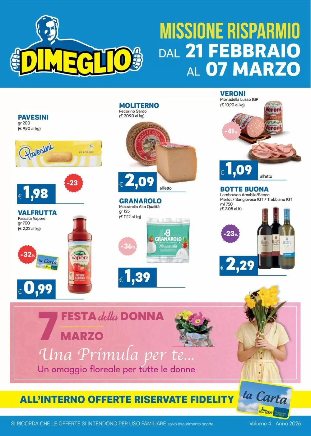Volantino promozionale DiMeglio  valide dal 21/02/2026 - Pagina 1.