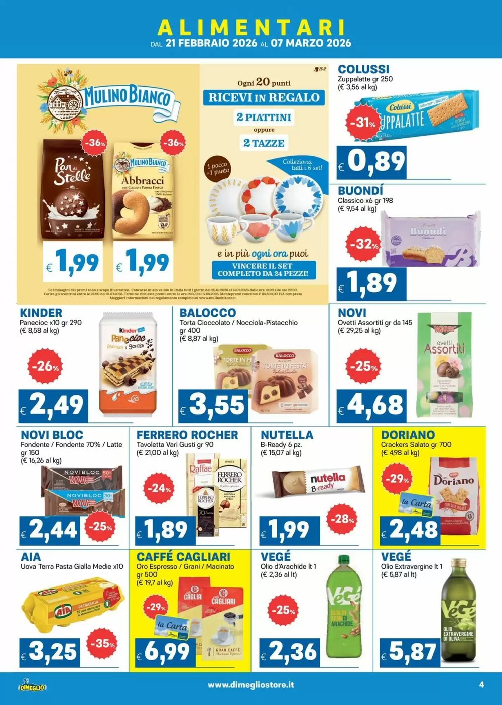 Volantino promozionale DiMeglio  valide dal 21/02/2026 - Pagina 4.