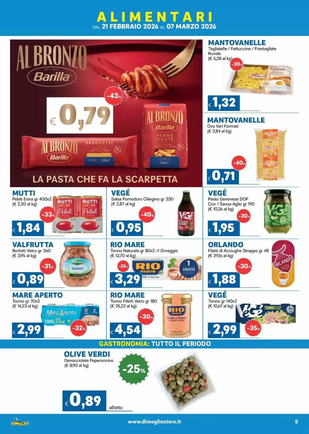 Volantino promozionale DiMeglio  valide dal 21/02/2026 - Pagina 5.