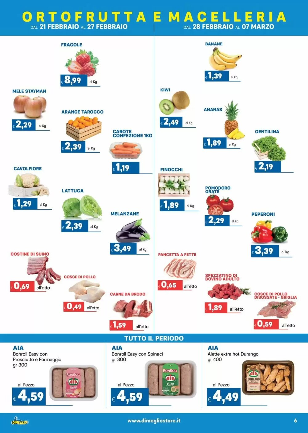 Volantino promozionale DiMeglio  valide dal 21/02/2026 - Pagina 6.
