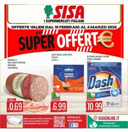 Volantino promozionale Sisa  valide dal 22/02/2026