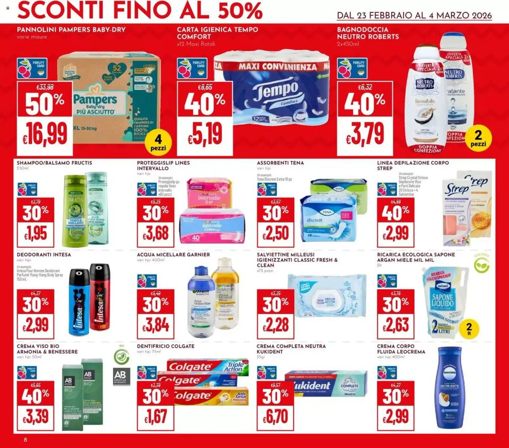 Volantino promozionale Pan  valide dal 23/02/2026 - Pagina 8.