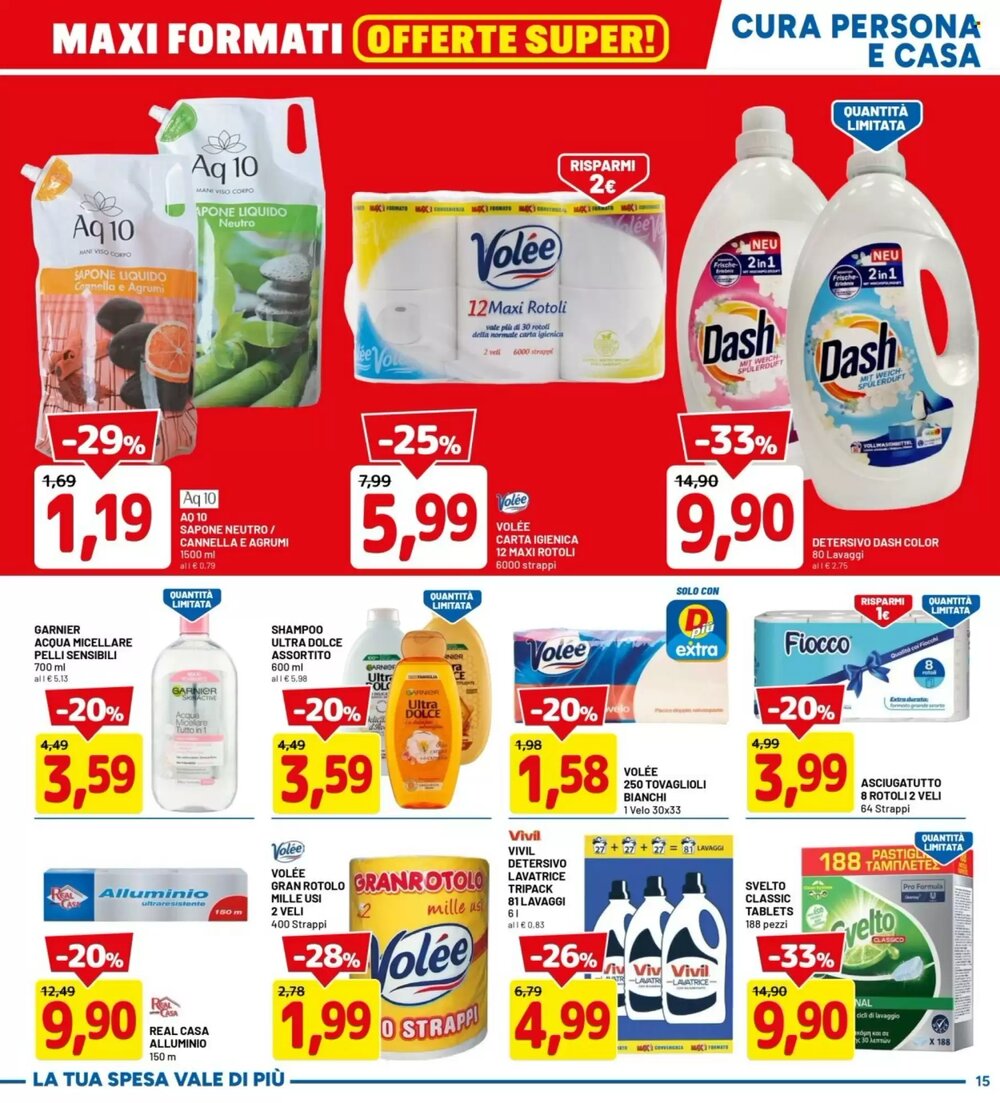 Volantino promozionale DPiù  valide dal 23/02/2026 - Pagina 15.