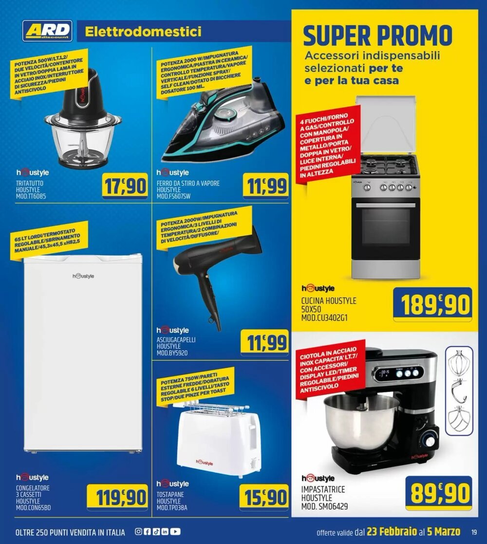 Volantino promozionale Ard Discount  valide dal 23/02/2026 - Pagina 19.