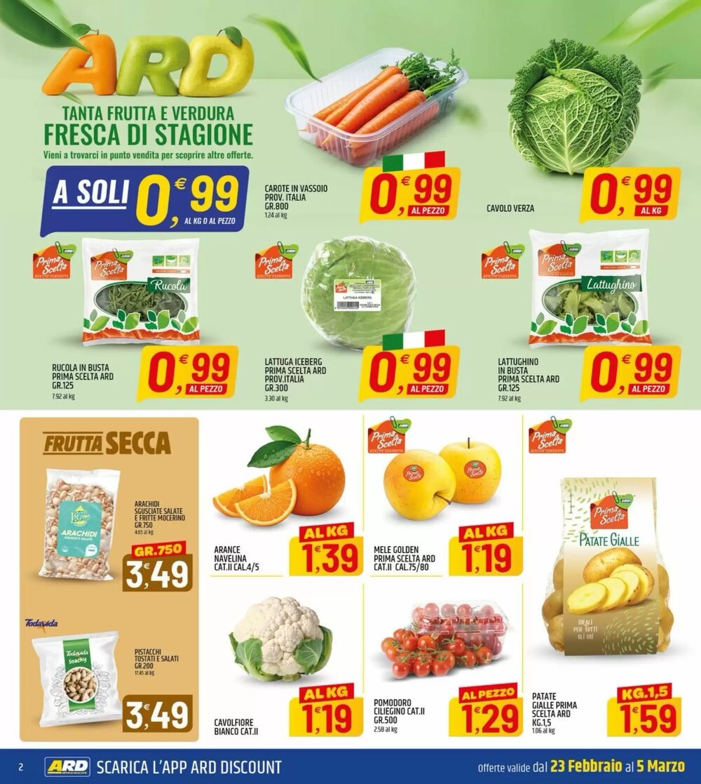 Volantino promozionale Ard Discount  valide dal 23/02/2026 - Pagina 2.
