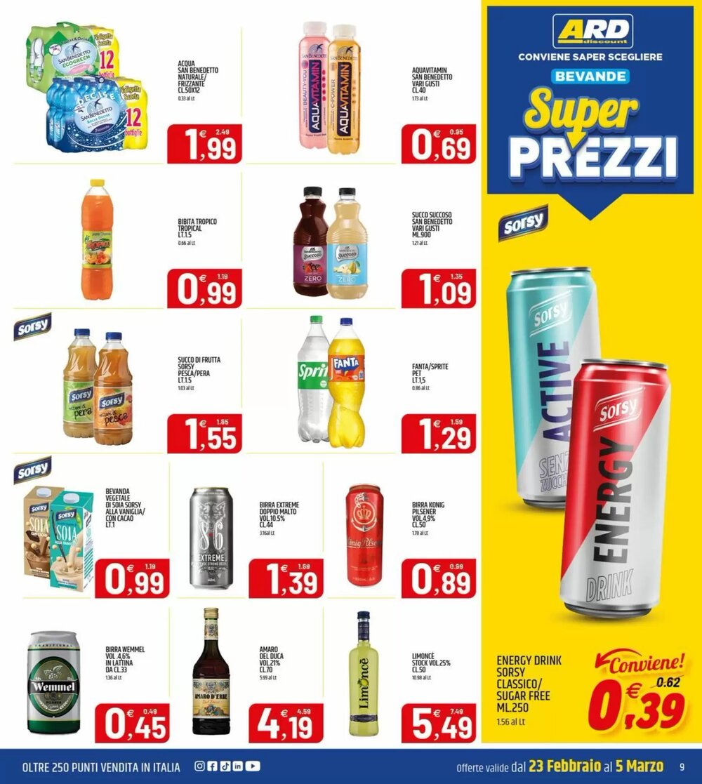 Volantino promozionale Ard Discount  valide dal 23/02/2026 - Pagina 9.