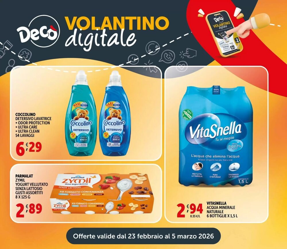 Volantino promozionale Deco Market  valide dal 23/02/2026 - Pagina 21.