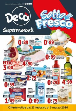 Volantino promozionale Deco Supermercati  valide dal 23/02/2026
